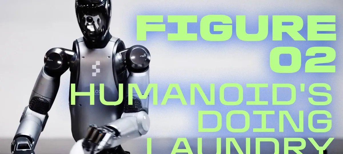 Robô humanoide Figure 02 dobra roupas em nova demonstração de IA - Imagem do artigo