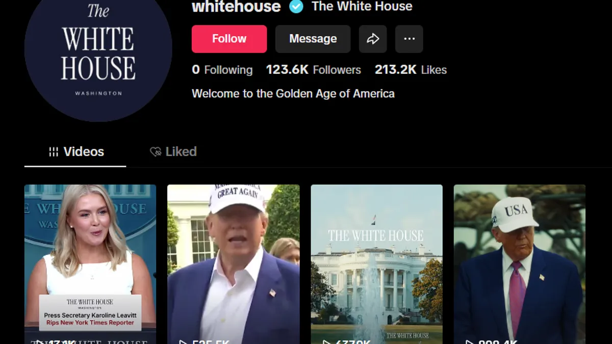 Casa Branca estreia conta no TikTok e testa novo canal de comunicação - Imagem do artigo