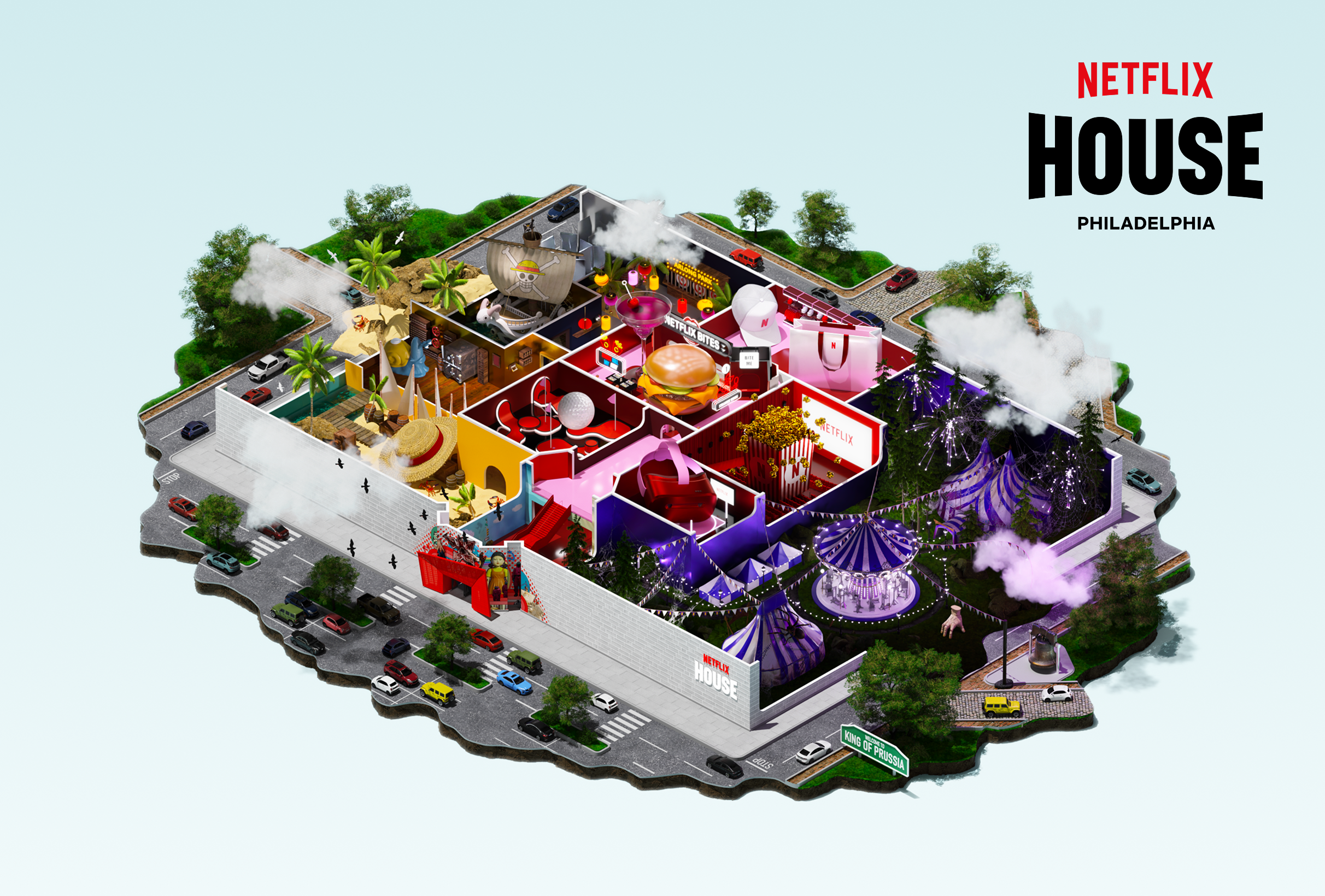 Netflix abre primeiras Netflix House em novembro e dezembro com atrações imersivas - Imagem do artigo