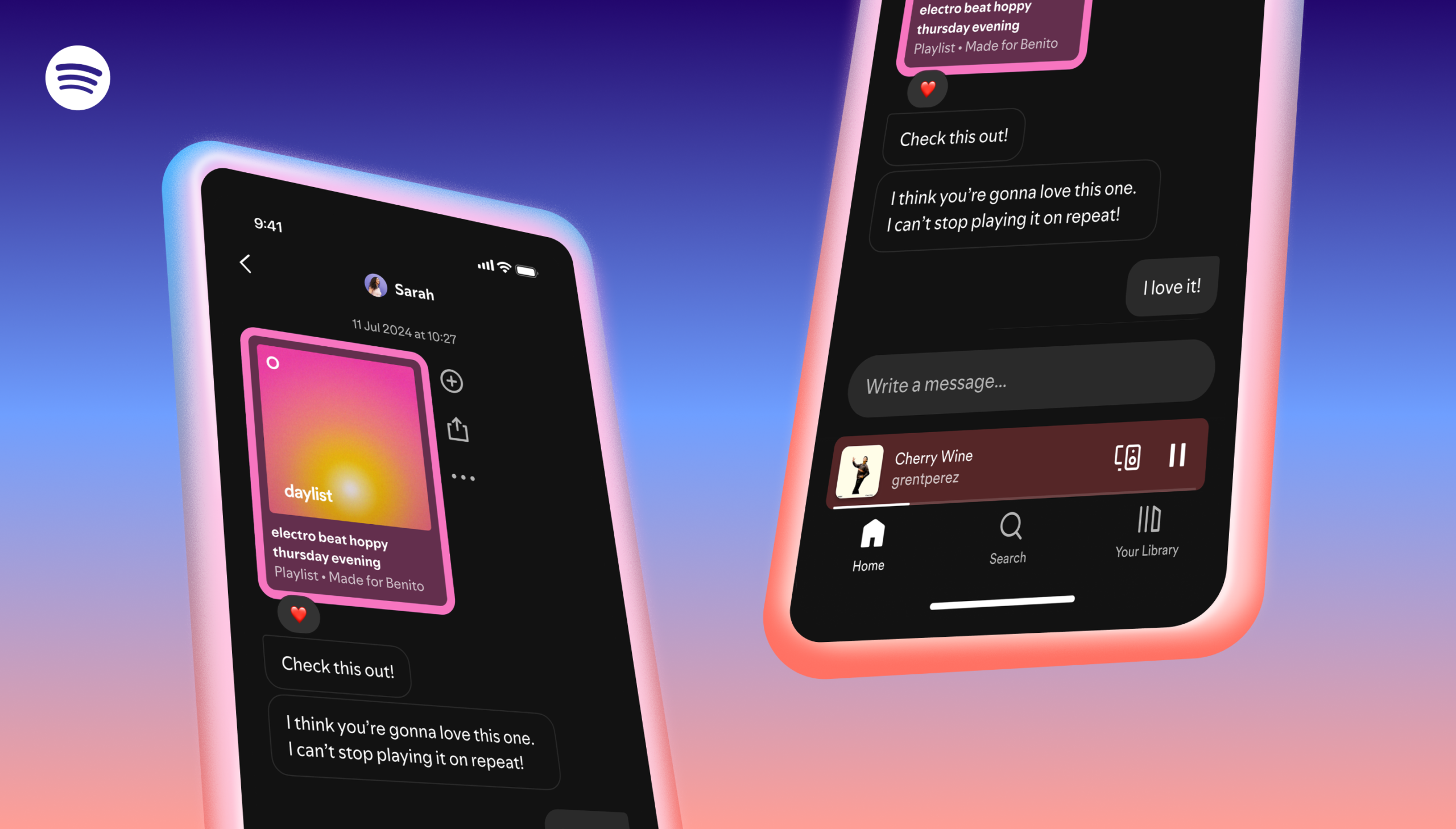Spotify libera mensagens diretas para compartilhar músicas sem sair do app - Imagem do artigo