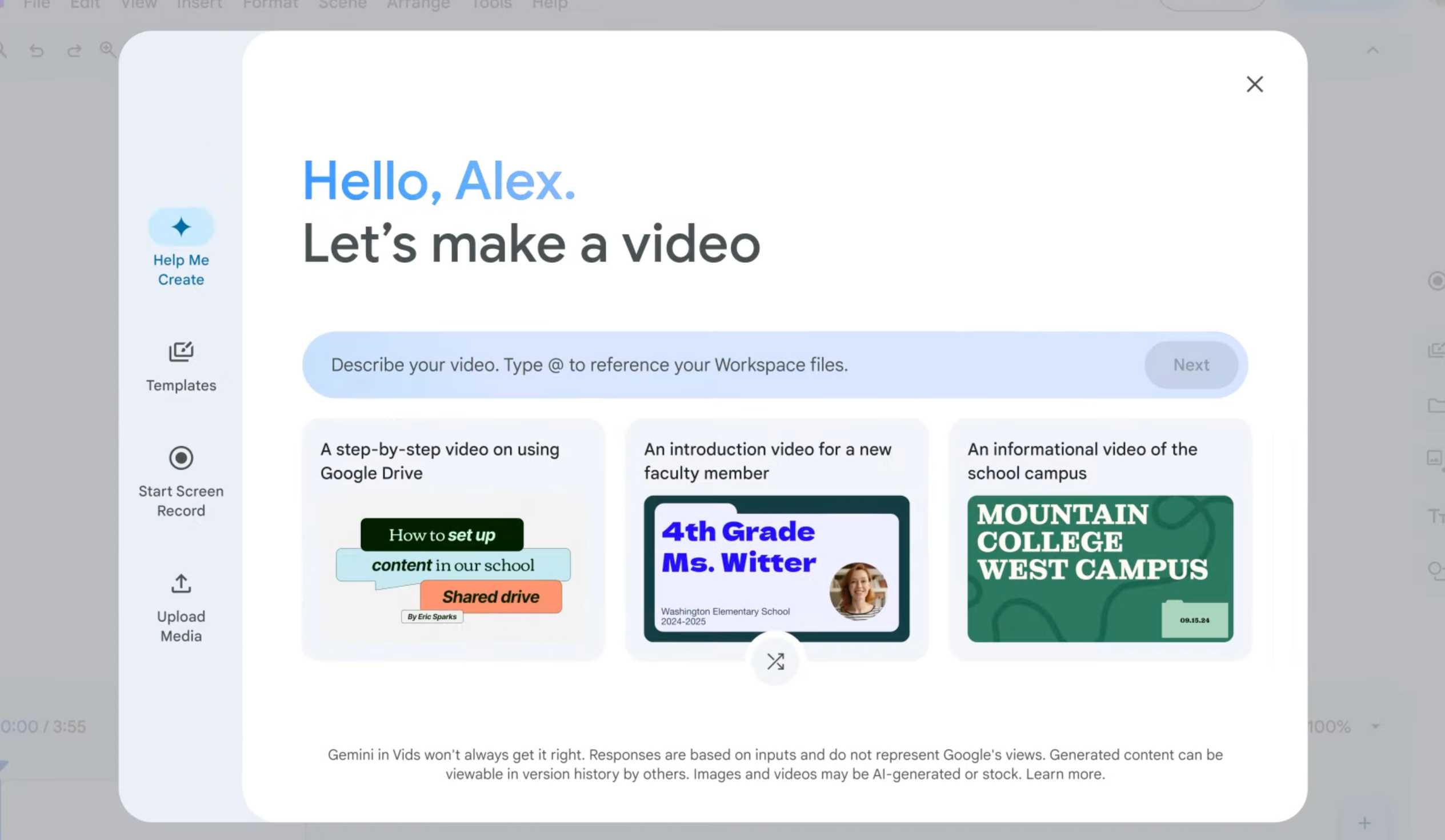 Google libera editor de vídeo Vids com IA para todos os usuários - Imagem do artigo