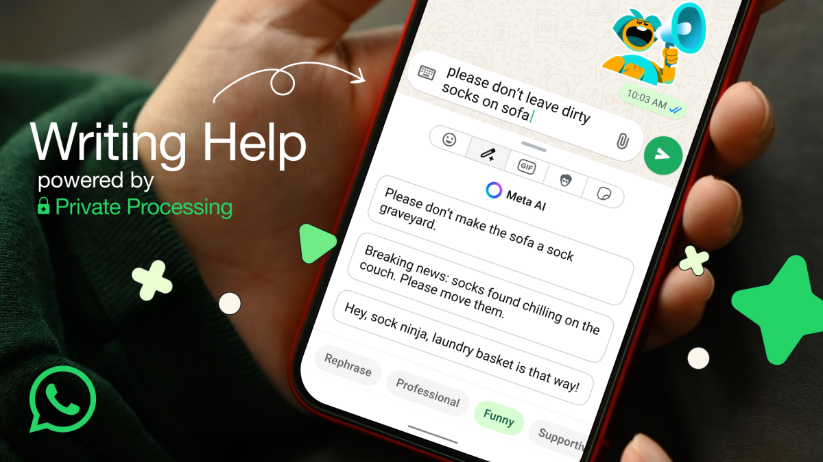 WhatsApp libera IA que reformula mensagens e ajusta tom da conversa - Imagem do artigo