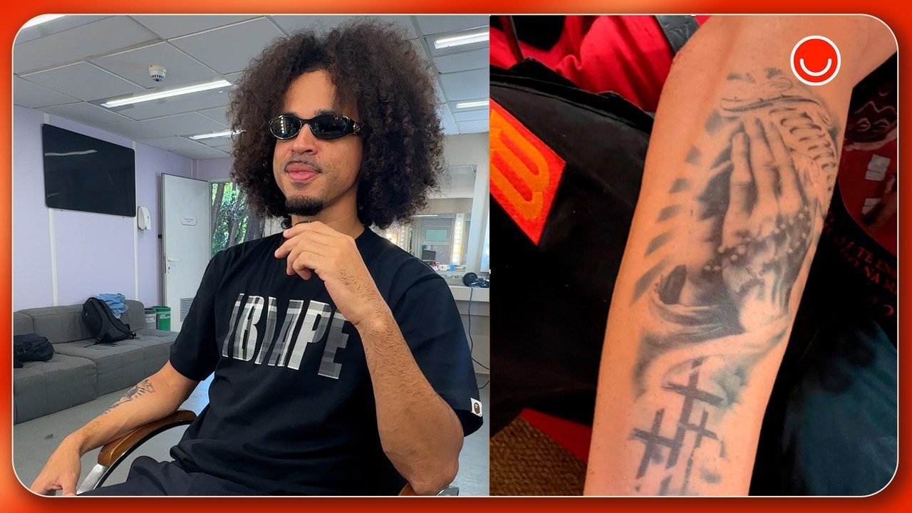 L7NNON ganha tatuagem cenográfica e se destaca como Ryan em Dona de Mim - Imagem do artigo