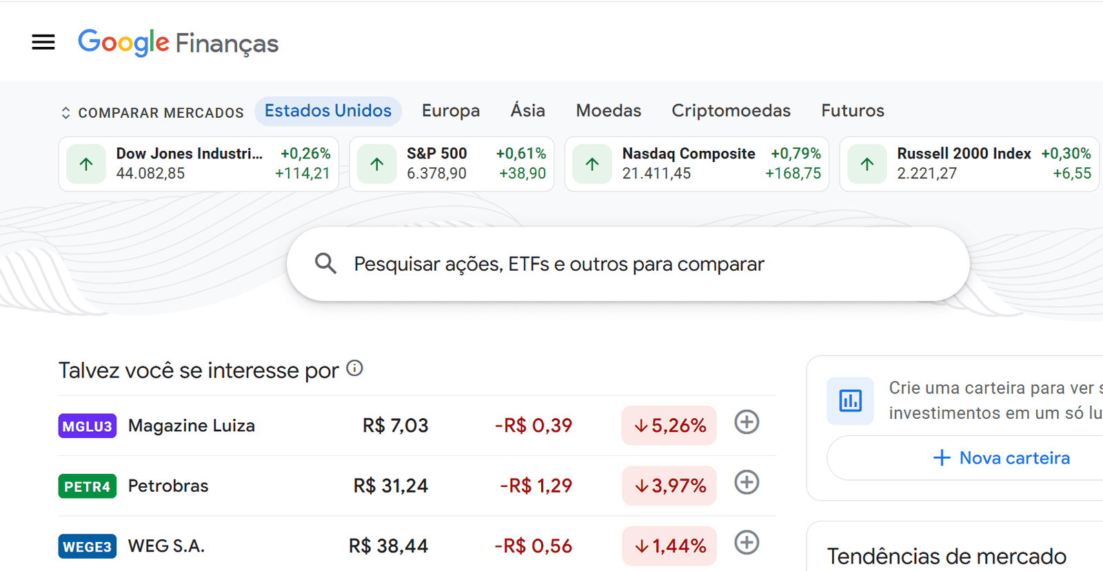Google Finance incorpora IA e notícias em tempo real para agilizar decisões de investidores - Imagem do artigo