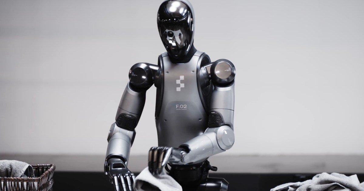 Robô humanoide da Figure mostra habilidade inédita ao dobrar toalhas sozinho - Imagem do artigo original
