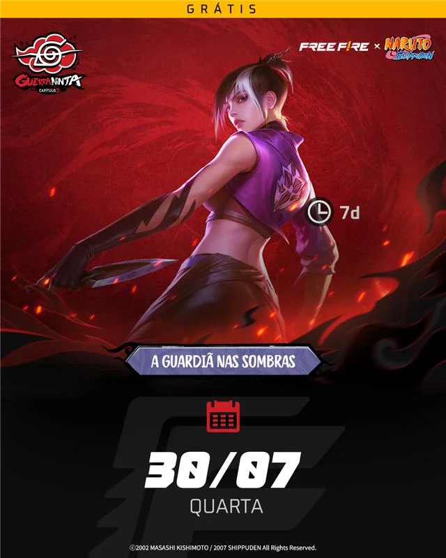 Free Fire divulga calendário semanal com novos eventos e recompensas exclusivas - Imagem do artigo