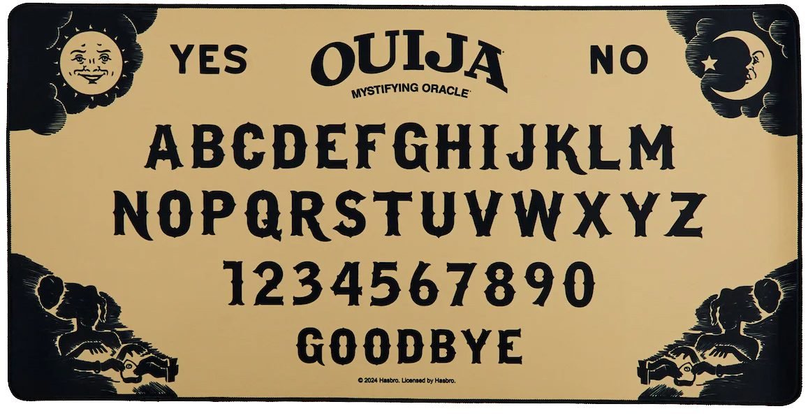 Mousepad inspirado na tábua Ouija transforma a mesa em “oráculo” digital - Imagem do artigo
