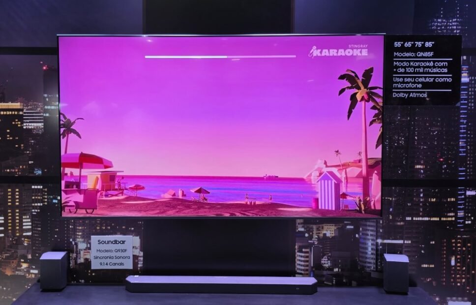 Samsung apresenta linha 2025 de TVs Vision AI no Brasil com controle por gestos - Imagem do artigo