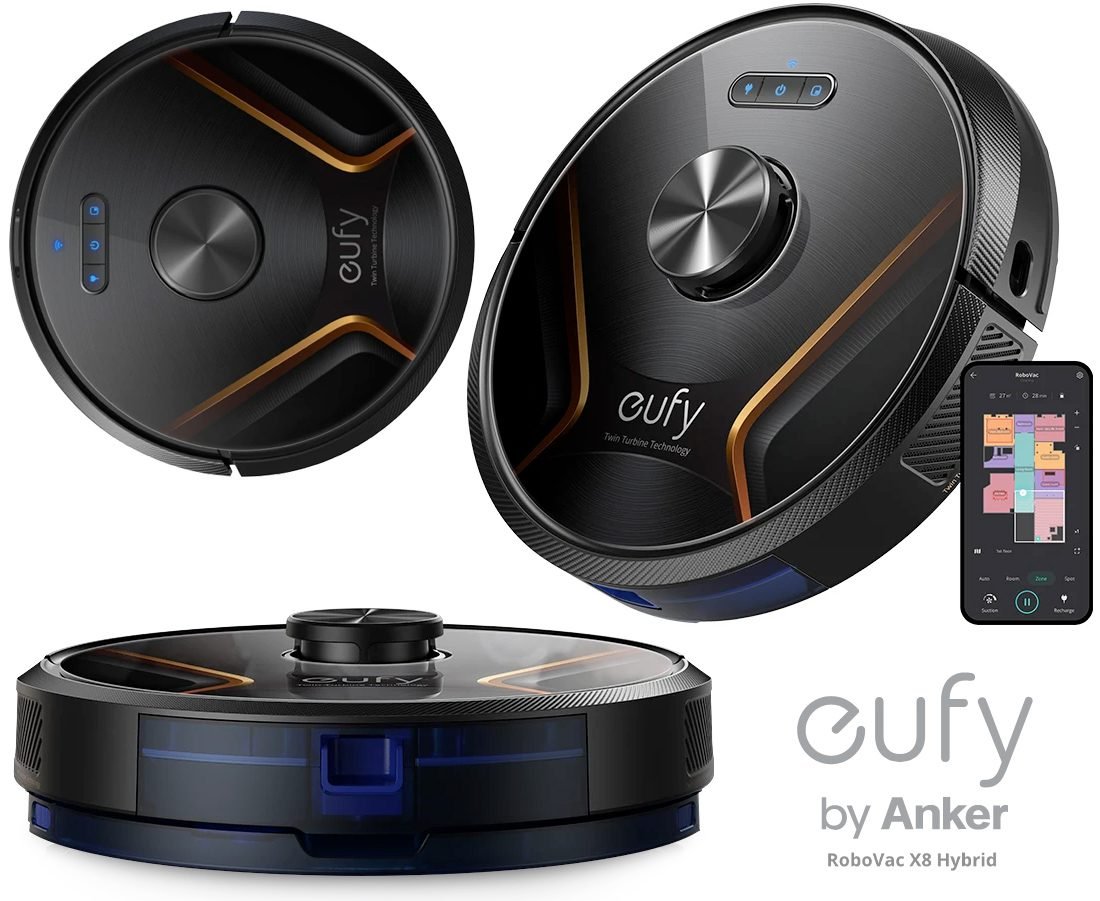 Eufy lança Robovac X8 Hybrid com dupla turbina e navegação a laser - Imagem do artigo