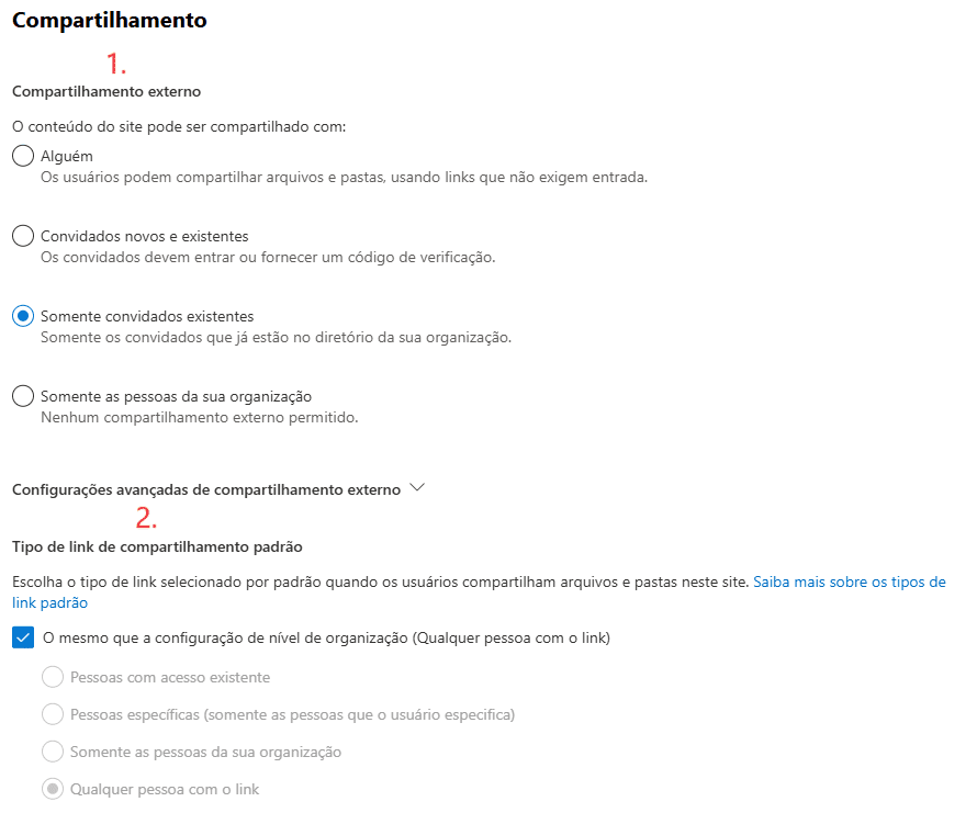 SharePoint permite compartilhar arquivos com usuários externos; veja como configurar com segurança - Imagem do artigo original