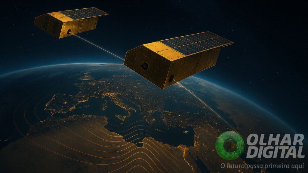 Satélites da NASA detectam anomalia gravitacional sobre o Atlântico e apontam evento profundo na Terra - Imagem do artigo