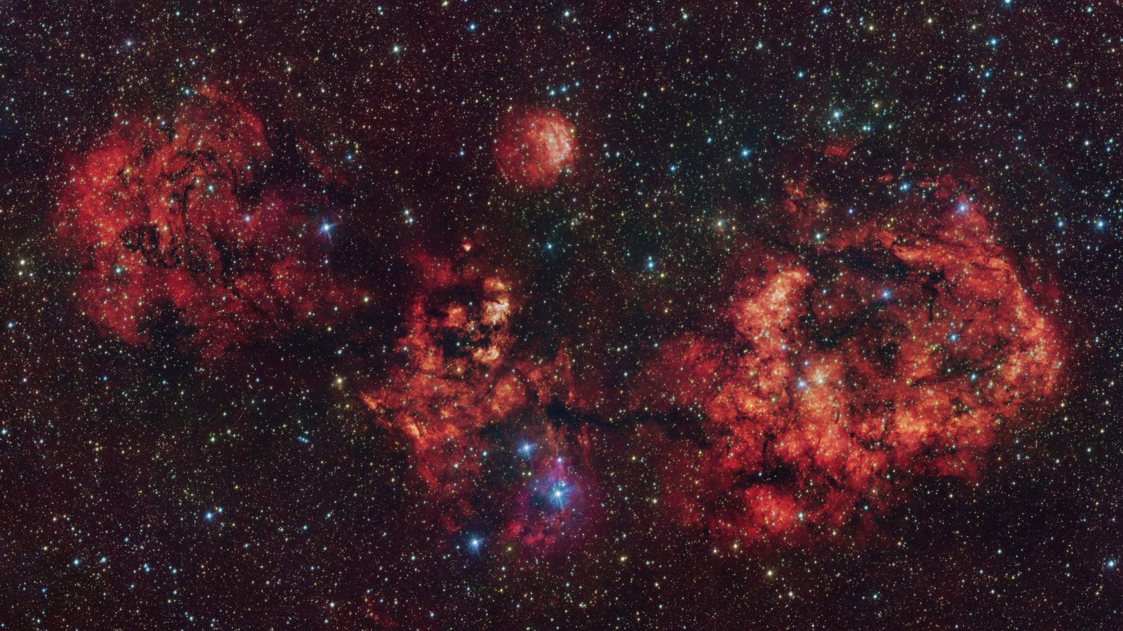 Nebulosa em forma de morcego é registrada pelo ESO e impressiona astrônomos - Imagem do artigo original