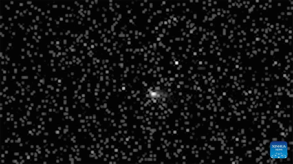 Sonda chinesa Tianwen-1 registra aproximação inédita do cometa interestelar 3I/ATLAS em Marte - Imagem do artigo