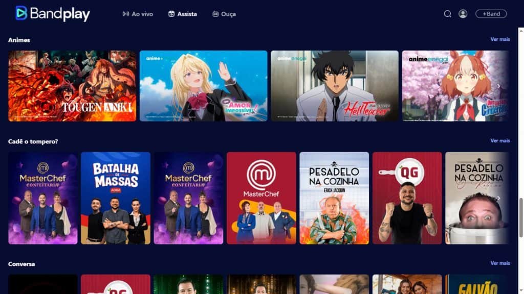 Plataforma BandPlay libera catálogo de animes gratuitos com clássicos e novidades - Imagem do artigo