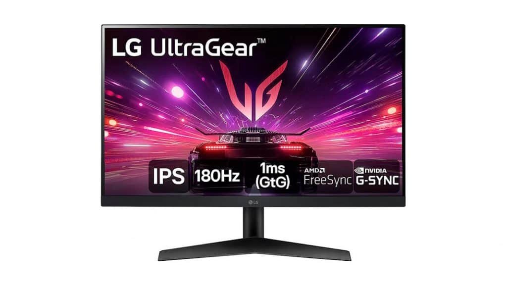 Monitor LG UltraGear 24GS60F-B entrega 180 Hz e 1 ms por preço de entrada - Imagem do artigo