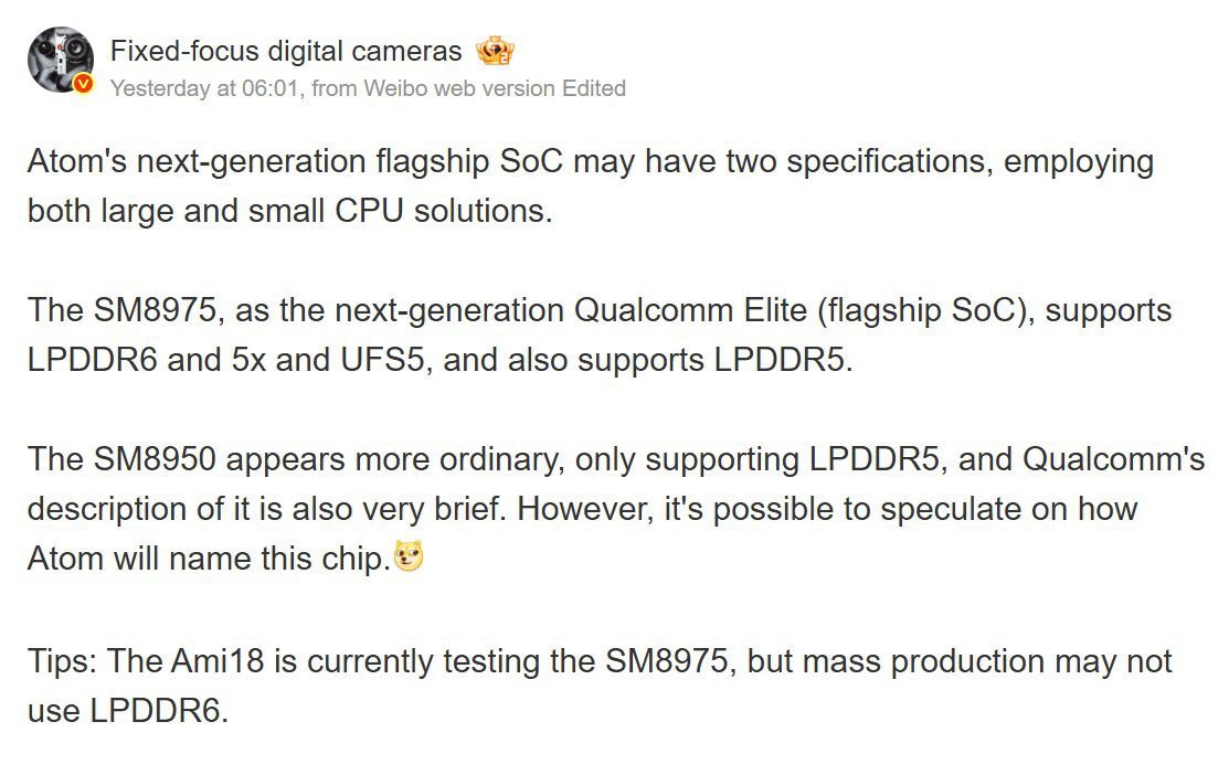Snapdragon 8 Elite Gen 6 Pro suporta memórias antigas e promete celulares top mais baratos - Imagem do artigo original