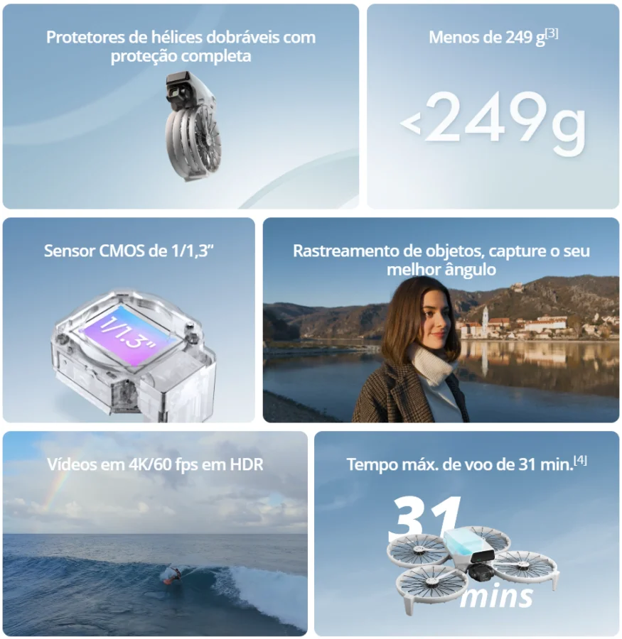 DJI Flip: drone compacto grava 4K a 100 fps e voa 31 min; vale o investimento? - Imagem do artigo original