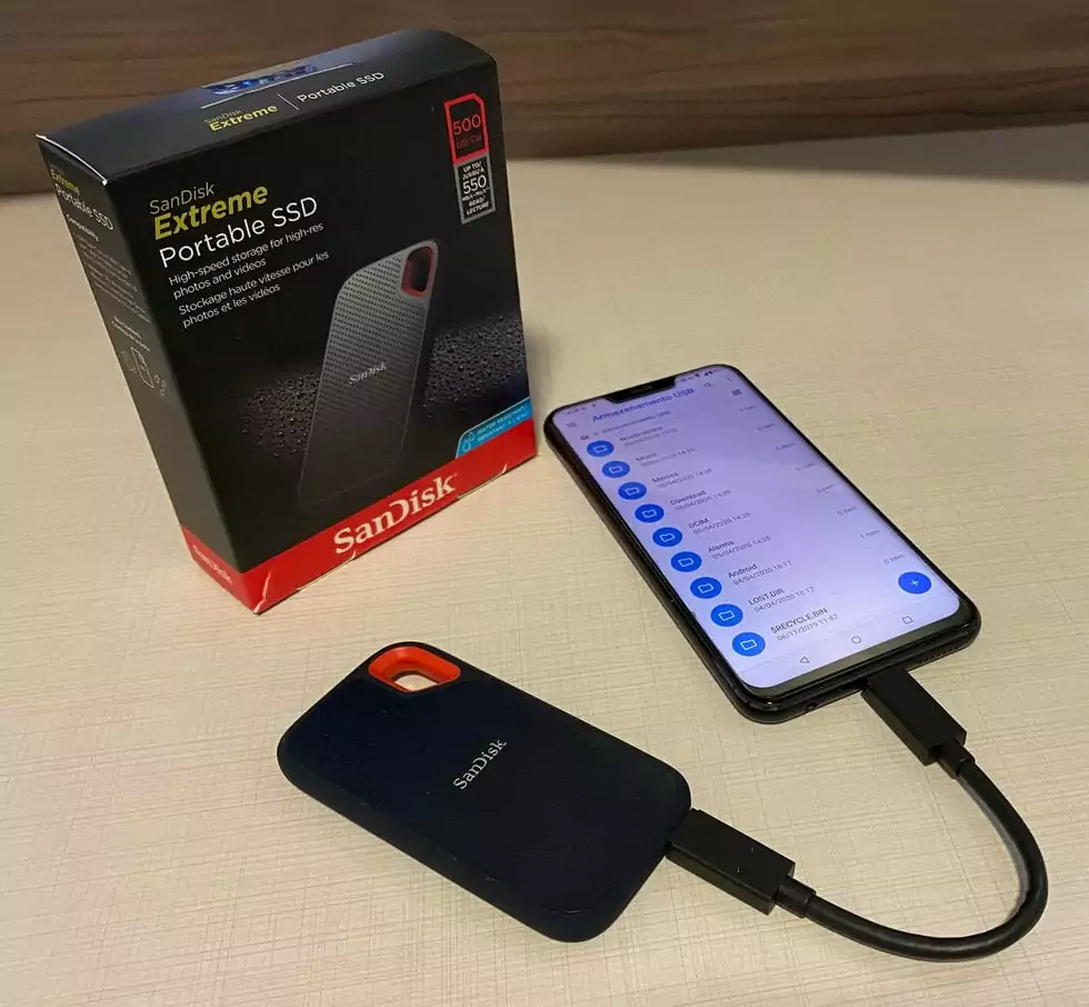 SanDisk Extreme Portable SSD: velocidade de 550 MB/s em um corpo à prova de quedas - Imagem do artigo original
