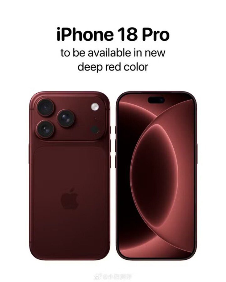 iPhone 18 Pro mantém design, estreia vermelho profundo e salta para chip A20 de 2 nm - Imagem do artigo original