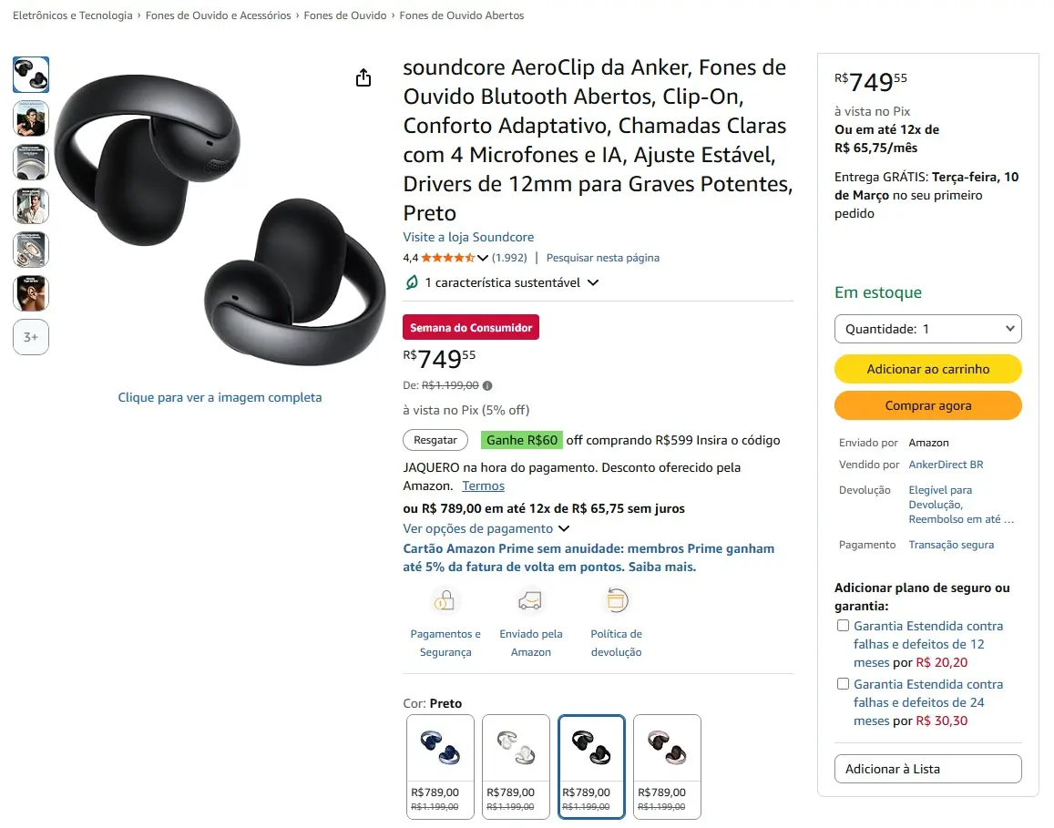 Anker AeroClip promete áudio Hi-Res sem isolar o ambiente; vale investir? - Imagem do artigo original