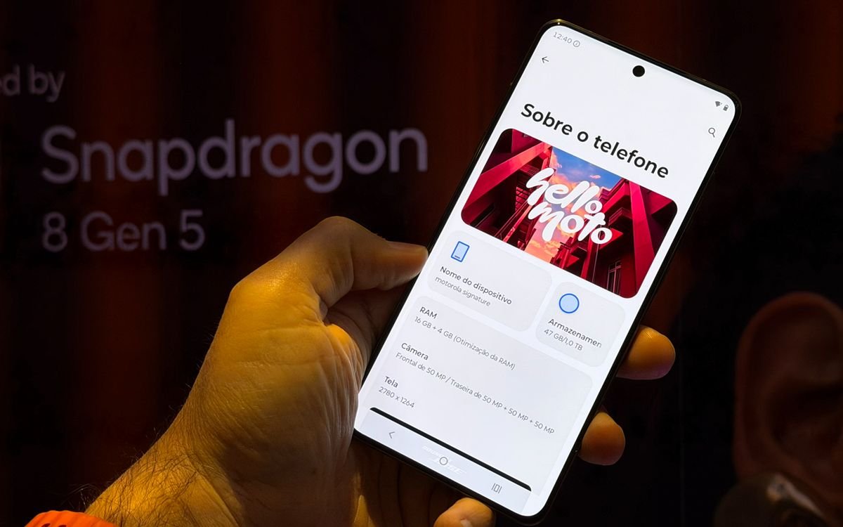 Motorola Signature estreia no Brasil com tela de 165 Hz e câmera tripla de 50 MP - Imagem do artigo original