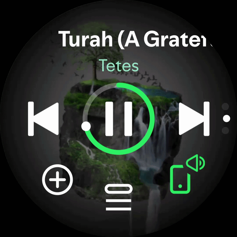 Spotify para Wear OS recebe navegação por gestos e dispensa o celular - Imagem do artigo original