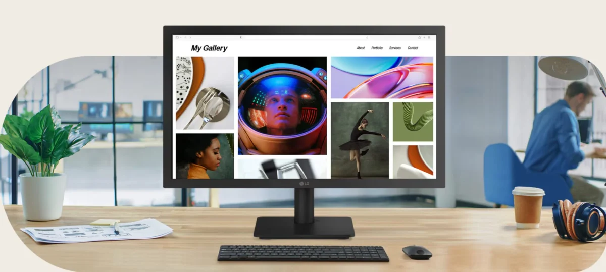LG 22U403A-B: monitor de 120 Hz que promete produtividade sem sacrificar o bolso - Imagem do artigo original