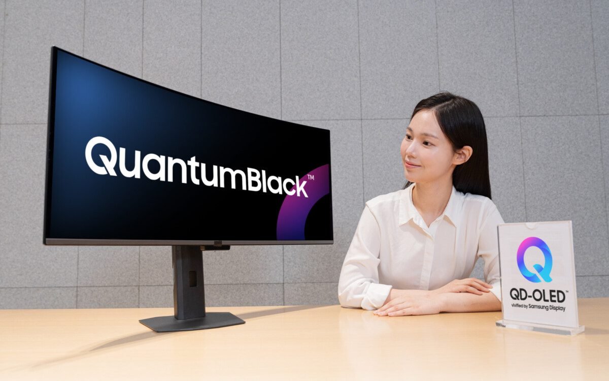 QuantumBlack reduz reflexo e turbina durabilidade dos monitores QD-OLED 2026 - Imagem do artigo original