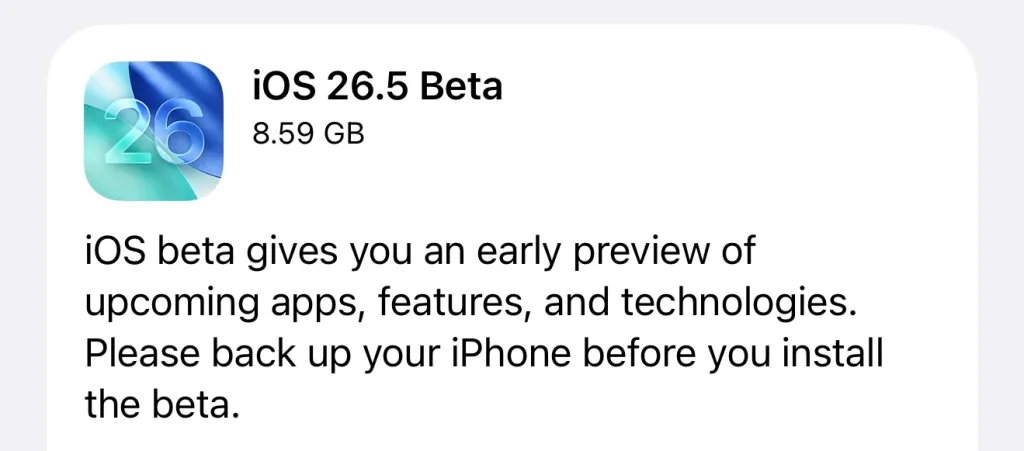iOS 26.5 beta 1 chega sem IA na Siri: vale instalar agora? - Imagem do artigo original