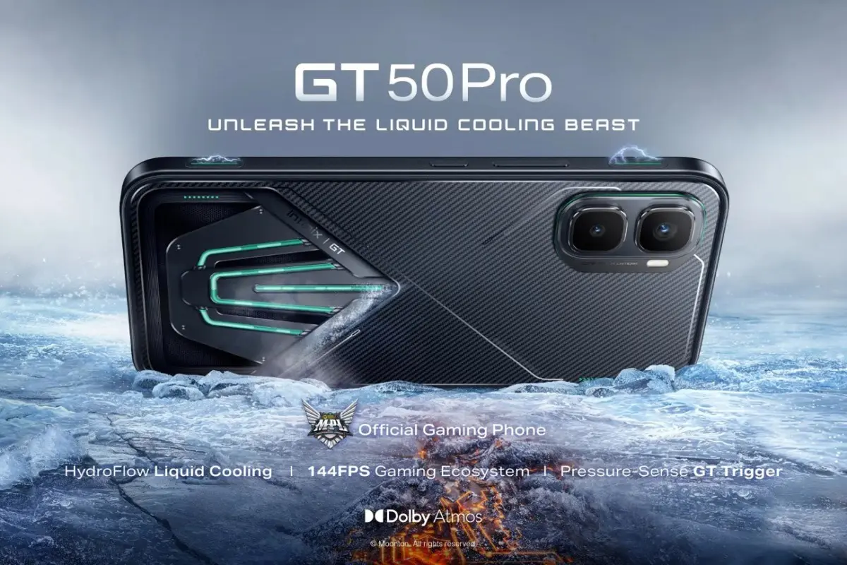 Infinix GT 50 Pro: refrigeração líquida, gatilhos e 6500 mAh para disputar com ROG Phone - Imagem do artigo original