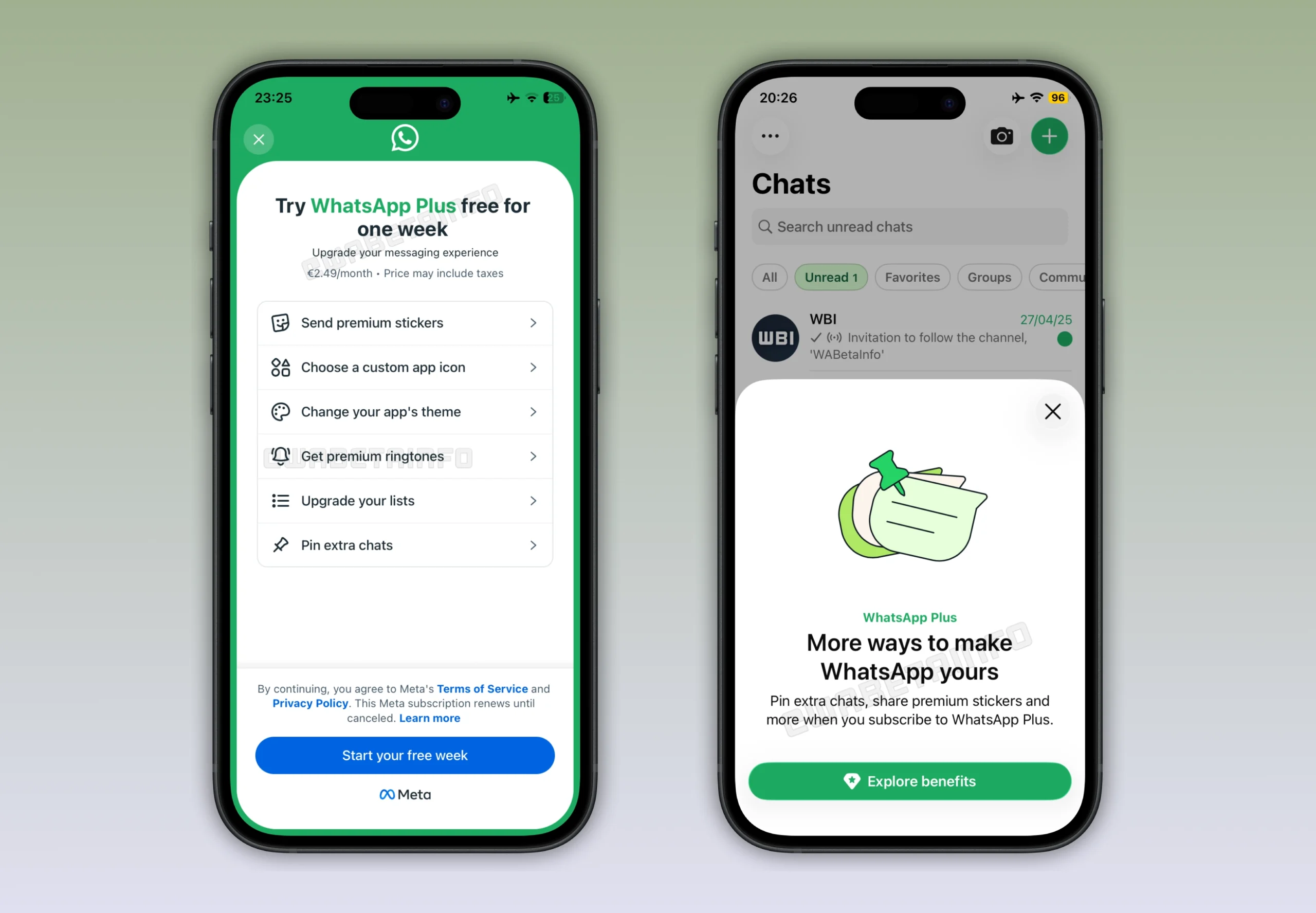 WhatsApp libera assinatura Plus no iPhone com 18 temas e fixação de 20 chats - Imagem do artigo original