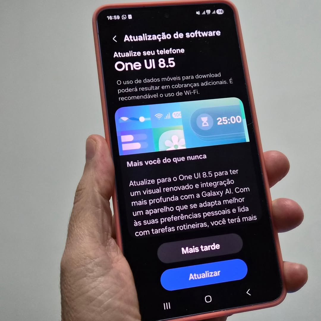 Samsung libera One UI 8.5 no Brasil e integra Quick Share ao AirDrop - Imagem do artigo original