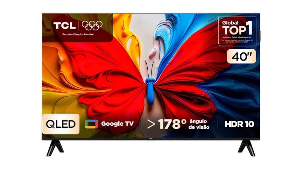 Smart TV TCL 40S5K: vale a pena a QLED de 40” com Google TV? - Imagem do artigo