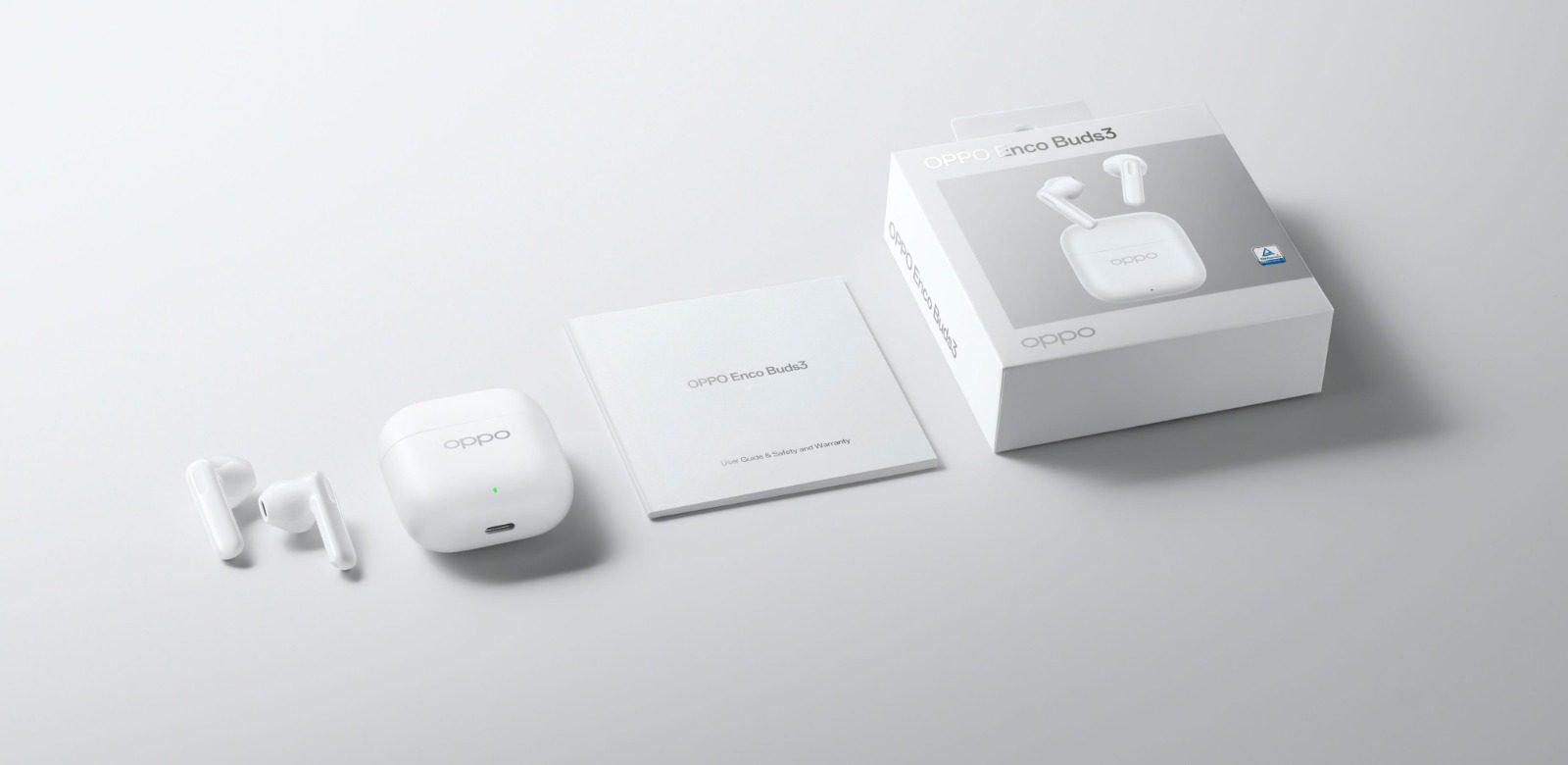 OPPO Enco Buds3 chegam ao Brasil com 48 h de bateria e driver de 12,4 mm - Imagem do artigo original