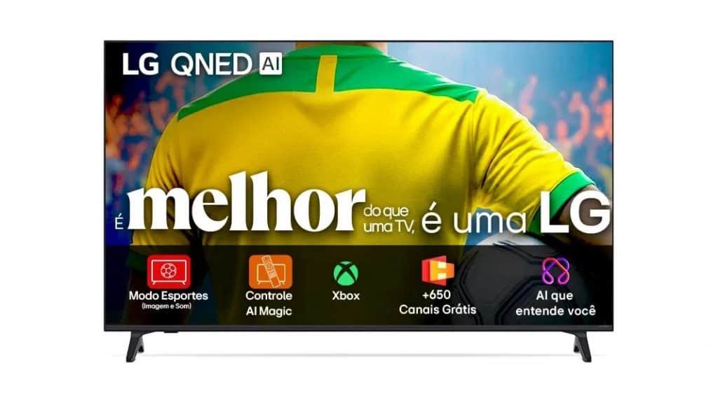 Smart TV LG QNED73: vale a pena investir na 4K de 50″ com IA α7? - Imagem do artigo