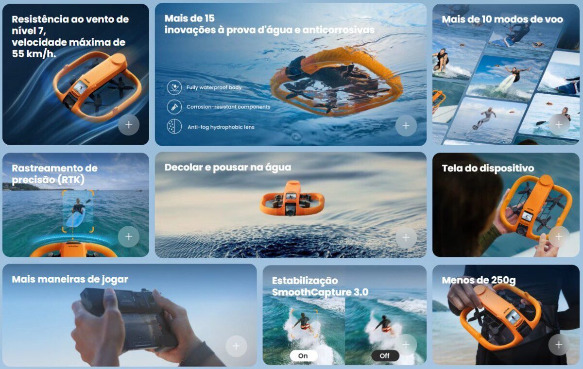 Drone aquático HOVERAir AQUA chega às lojas: veja ficha técnica, prós e contras - Imagem do artigo original