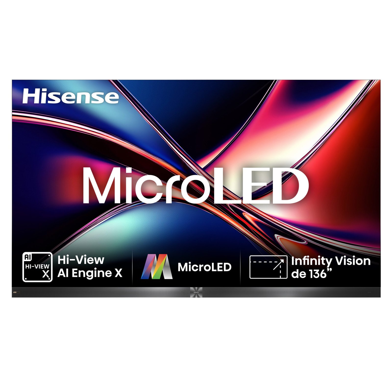 Hisense 136MX chega ao Brasil e leva o MicroLED doméstico a 10 000 nits - Imagem do artigo original