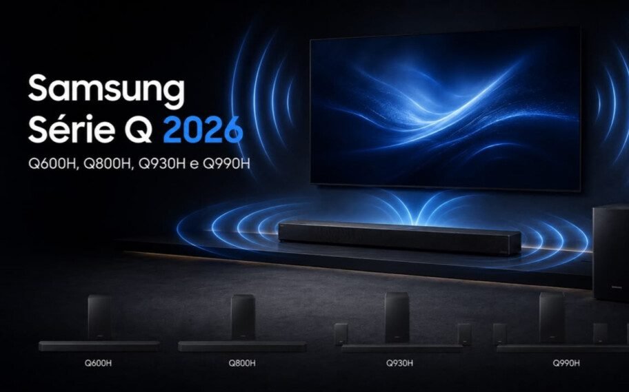 Samsung Série Q 2026: novas soundbars apostam em IA, Wi-Fi e app dedicado para turbinar o áudio da sua TV - Imagem do artigo original