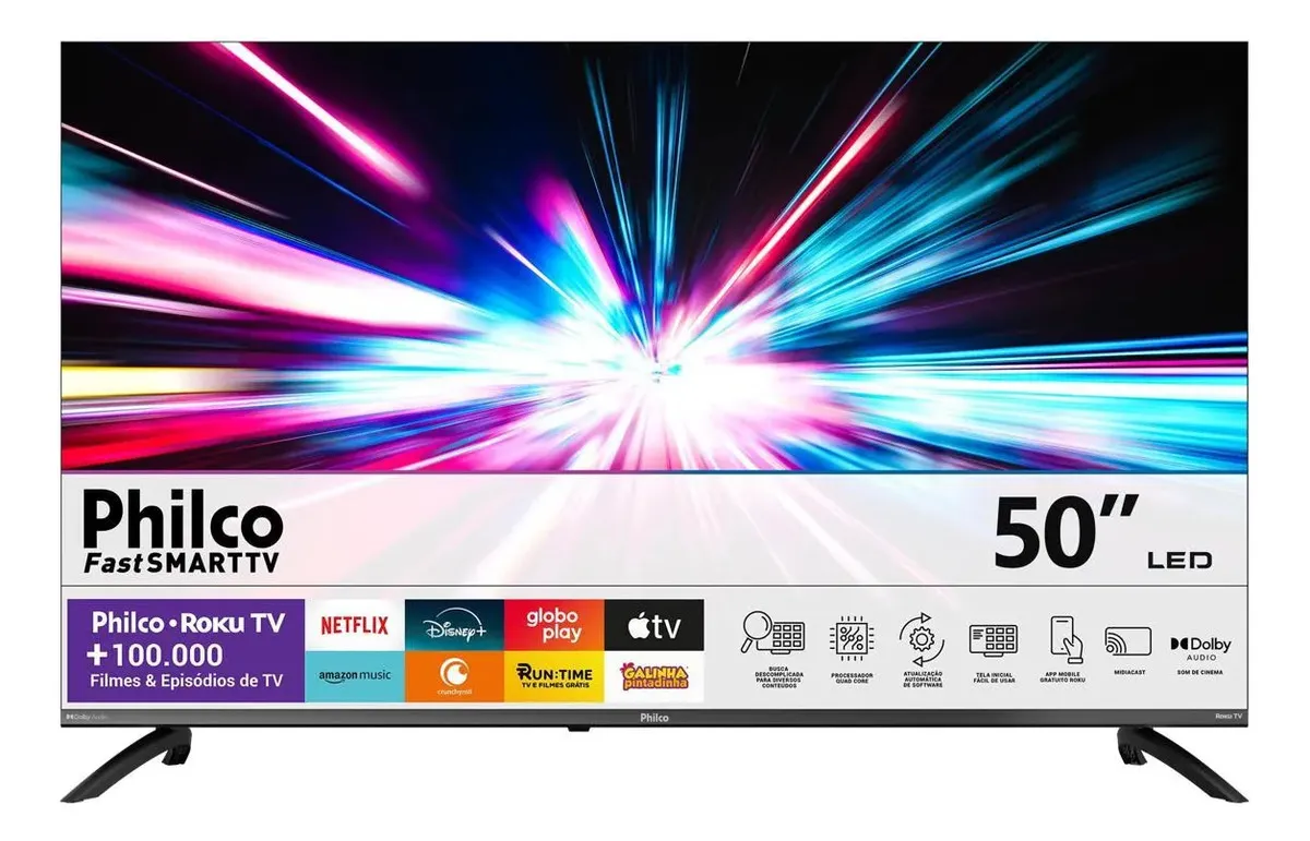 Smart TV Philco P50VIK cai para menos de R$ 2 mil e vira destaque entre as 4K de 50” - Imagem do artigo