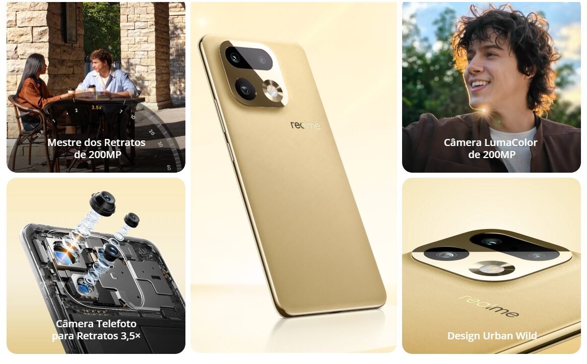 Realme 16 Pro+ chega ao Brasil com câmera de 200 MP e bateria Titan de 7.000 mAh: vale a pena? - Imagem do artigo original