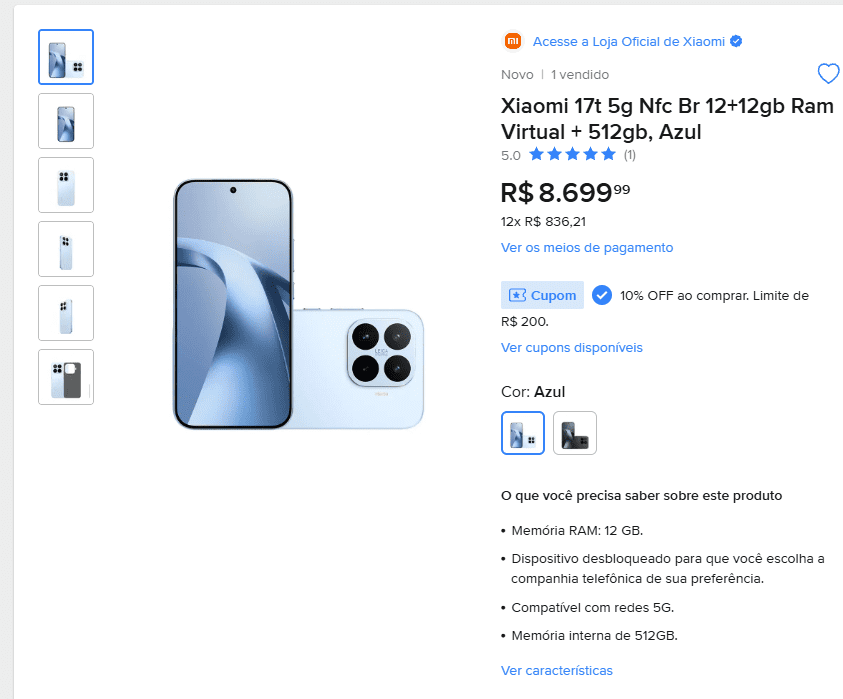 Xiaomi 17T chega ao Brasil: vale a pena investir no novo topo de linha? - Imagem do artigo original