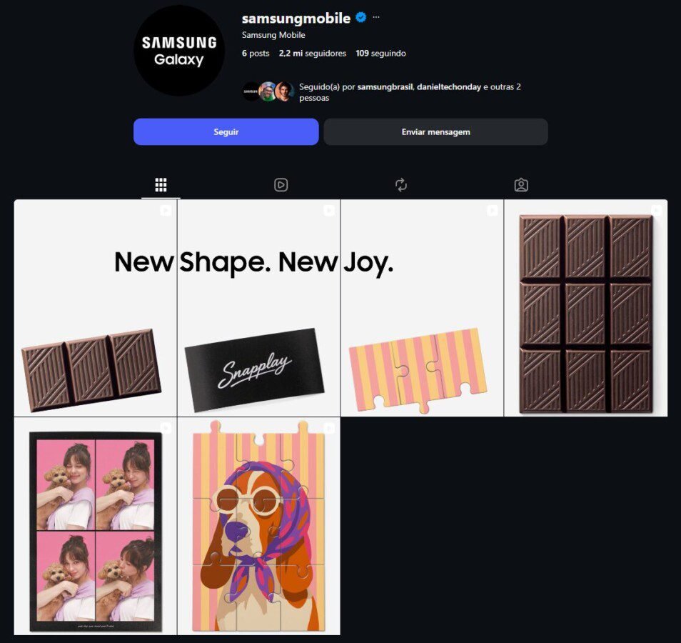 Samsung revela teaser e antecipa formato mais largo do Galaxy Z Fold8 - Imagem do artigo original