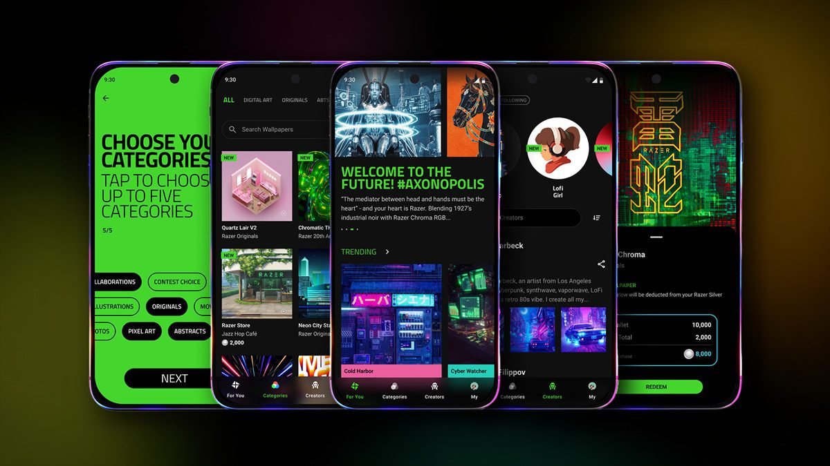 Razer lança Axon Wallpaper Engine para Android e leva papéis de parede animados ao próximo nível - Imagem do artigo original