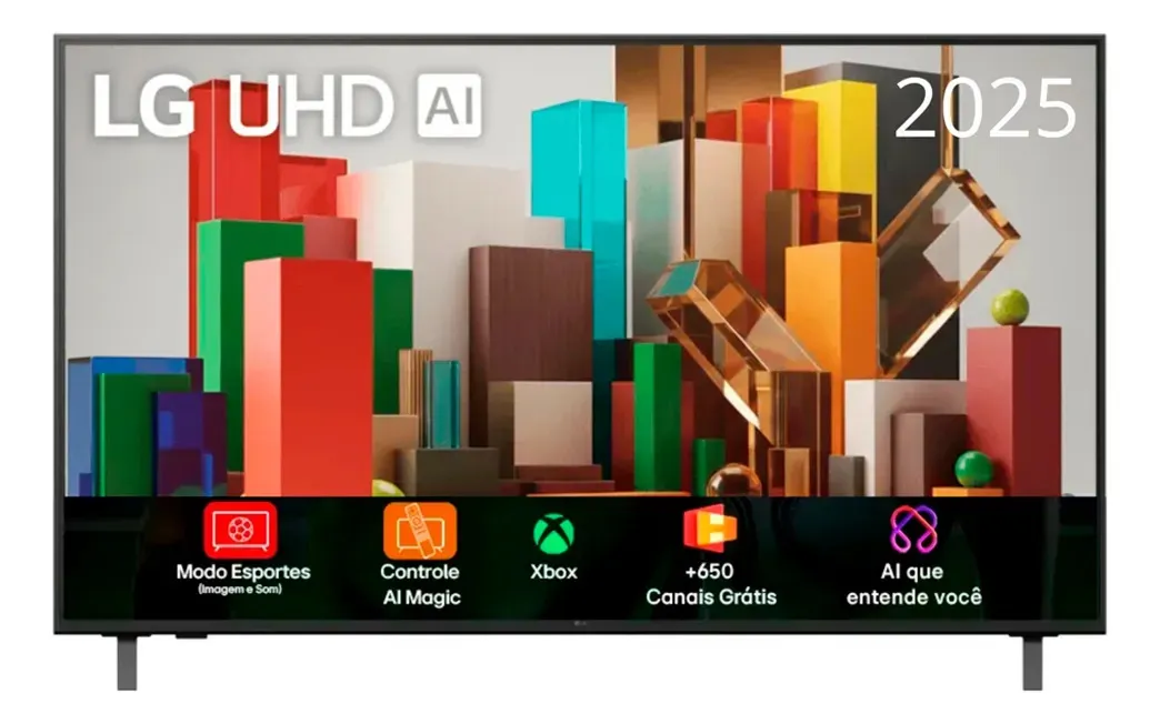 Smart TV LG UHD 43″ cai 42% e vira o melhor negócio 4K do dia - Imagem do artigo